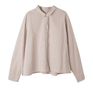 High-Counted Cotton Casual Oversized Shirt