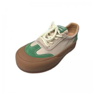 Street Style Leather Platform German Army Trainers
