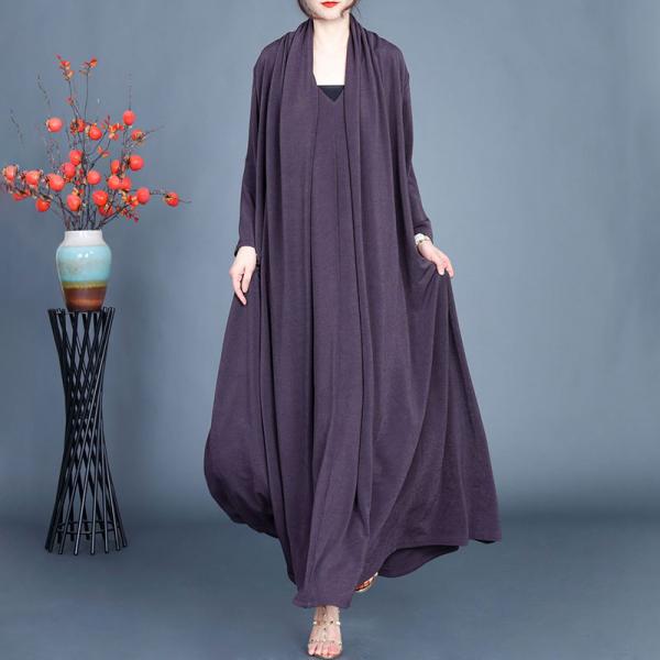 V-Neck Winter Elegant Maxi Brunch Dress