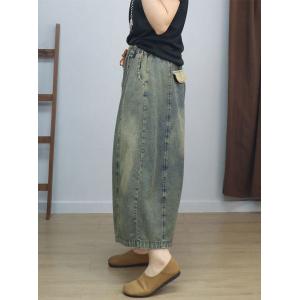 Floral Embroidery Patchwork Wide Leg Jeans