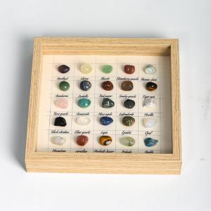 25 Colored Chakra Natural Stones Yoga Photo Frame