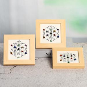 Chakra Crystals Handmade Photo Frame Decor