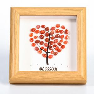 Natural Gemstones Crystal Tree Photo Frame Birthday Gift