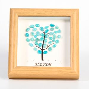 Natural Gemstones Crystal Tree Photo Frame Birthday Gift