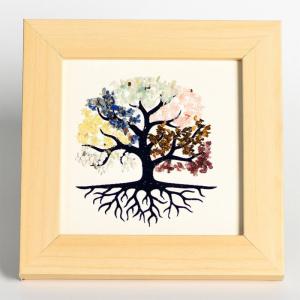 Crystal  Life Tree Healing Picture Frame Wedding Gift