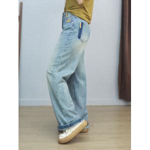 High Rise Light Wash Straight Leg Jeans