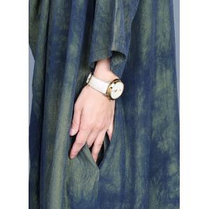 Chinese Ink Painted Soft Silk Heap Collar Dress