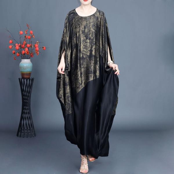 Glittering Flowers  Plus Size Moroccan Kaftan