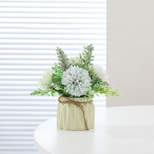 Artificial Flower Arrangements Mini Plant Silk Flowers Decoration