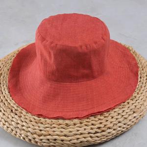 Minimalist Chic Yarn-Dyed Linen Customized Hat