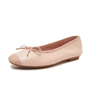 Office Casual Bowknot Leather Comfy Flats