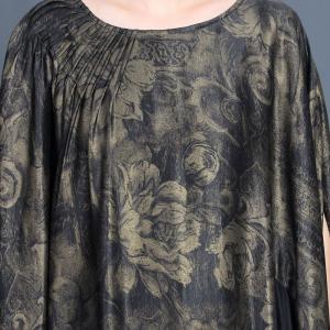 Glittering Flowers  Plus Size Moroccan Kaftan