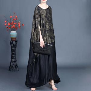 Glittering Flowers  Plus Size Moroccan Kaftan