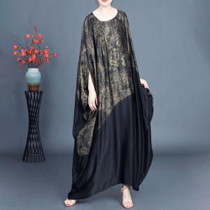 Glittering Flowers  Plus Size Moroccan Kaftan