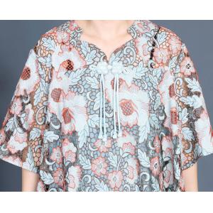 Handmade Tassel Buttons Crochet Lace Boho Dress