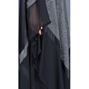 Asymmetrical Flouncing Jacquard Tunic Dress