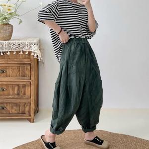 Sand Wash Linen Baggy Hippie Pants