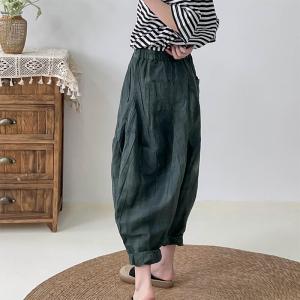 Sand Wash Linen Baggy Hippie Pants