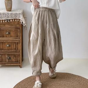 Sand Wash Linen Baggy Hippie Pants