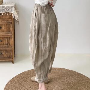 Sand Wash Linen Baggy Hippie Pants