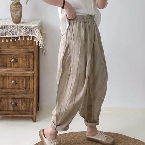 Sand Wash Linen Baggy Hippie Pants