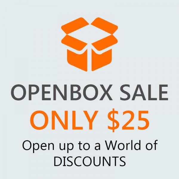 Only $25 for Open-Box Deals(Like New, Just Opened)