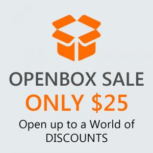 Only $25 for Open-Box Deals(Like New, Just Opened)