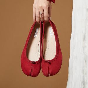 Pop Colors Office Suede Leather Flats