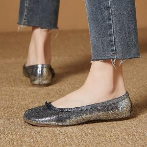 Pop Colors Office Suede Leather Flats