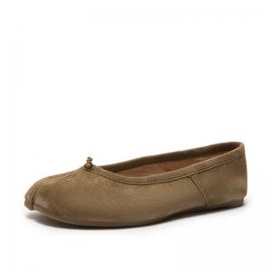 Pop Colors Office Suede Leather Flats