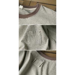 Coffee Stripes Casual Crew Neck Oversized T-shirt