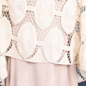 Hollow Out French Chic Maxi Prom Dress