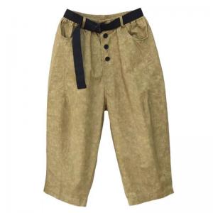 Color Fading Harem Cropped Pants for Women