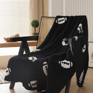 Rugby Patterned Cute Soft Sofa Throw
