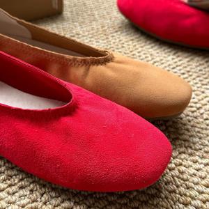 Square Toe Suede Comfortable Work Shoes
