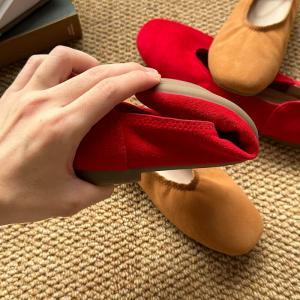 Square Toe Suede Comfortable Work Shoes