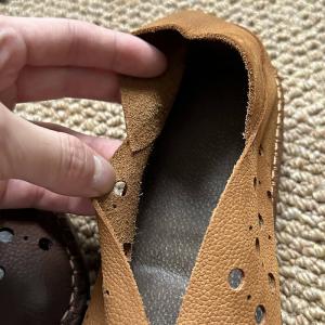 Breathable Comfort Hollow Out Wide Toe Flats