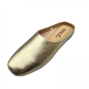 Summer Leather Glittering Casual Slide Mules