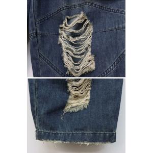 Side Flap Pocket Ripped Baggy Dad Jeans