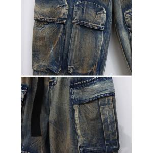 Hippie Style Womens Baggy Denim Cargo Pants