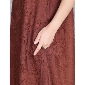 Elegant Crochet Lace Loose Sleeveless Dress