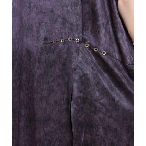 Front Slit Silk Tunic Dress with Loose Pant Sets