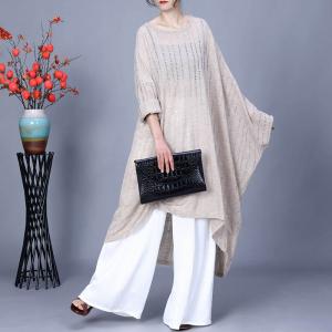 Lazy Day Knitting Asymmetrical Sheer Coverup Top
