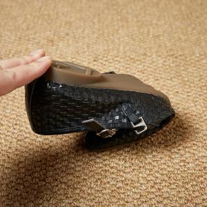 Business Elegant Pointed Toe Knitting Mary Jane Flats