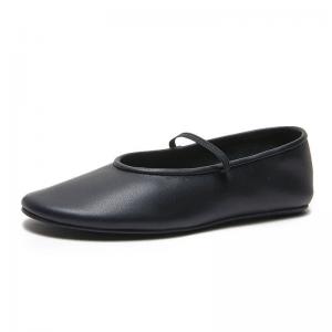 Pointed Toe Shallow Flat Mary Jane Shoes