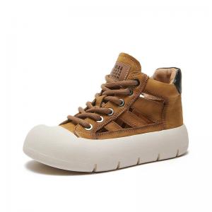 Street Style Wedge High Top Sneakers for Women