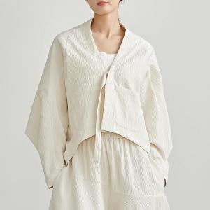 Bat Sleeves Oversized Cocoon Jacket