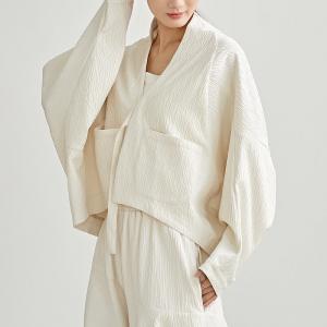 Bat Sleeves Oversized Cocoon Jacket