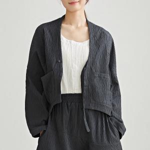 Bat Sleeves Oversized Cocoon Jacket