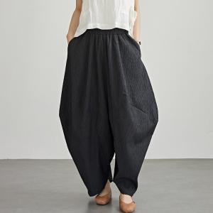 Plus Size High Rise Balloon Carrot Pants
